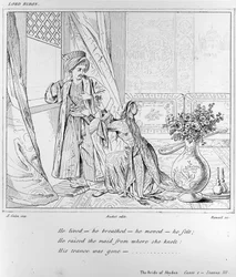 Scene from The Bride of Abydos by Lord Byron